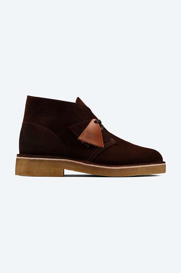 Clarks Originals Gležnjače od brušene kože Clarks Desert Boot boja: smeđa, 26162405