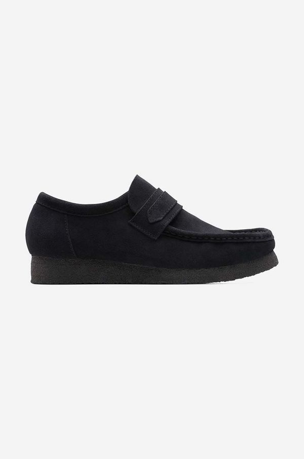 Clarks Originals Mokasinke od brušene kože Clarks Originals Wallabee Loafer boja: crna, 26172503