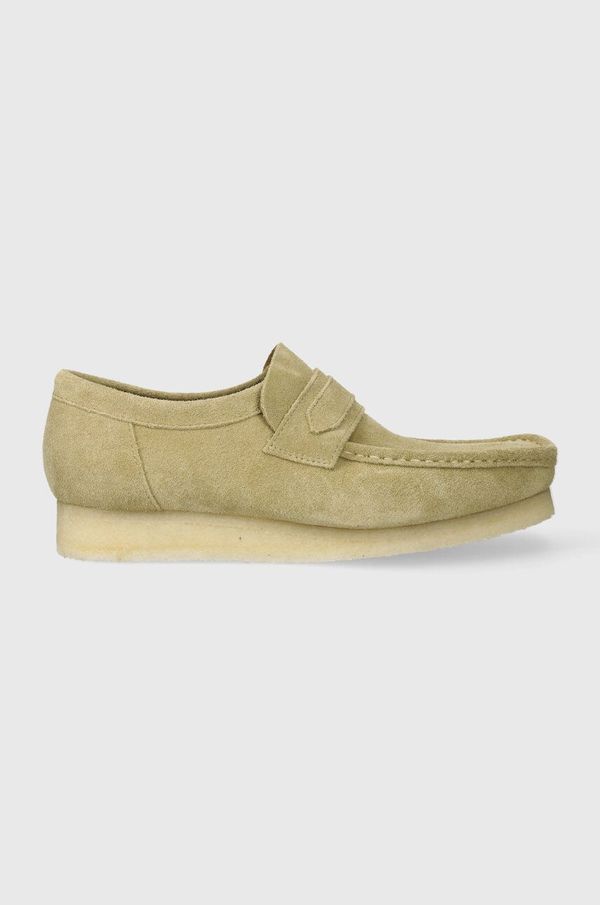 Clarks Originals Mokasinke od brušene kože Clarks Originals Wallabee Loafer za muškarce, boja: bež, 26172504
