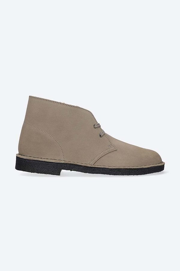 Clarks Originals Polucipele od brušene kože Clarks Desert Boot za muškarce, boja: siva, 26161792