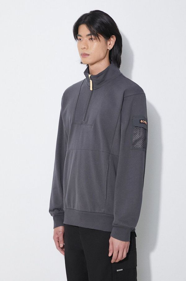 Columbia Dukserica Columbia Painted Peak za muškarce, boja: siva, bez uzorka, 2074521