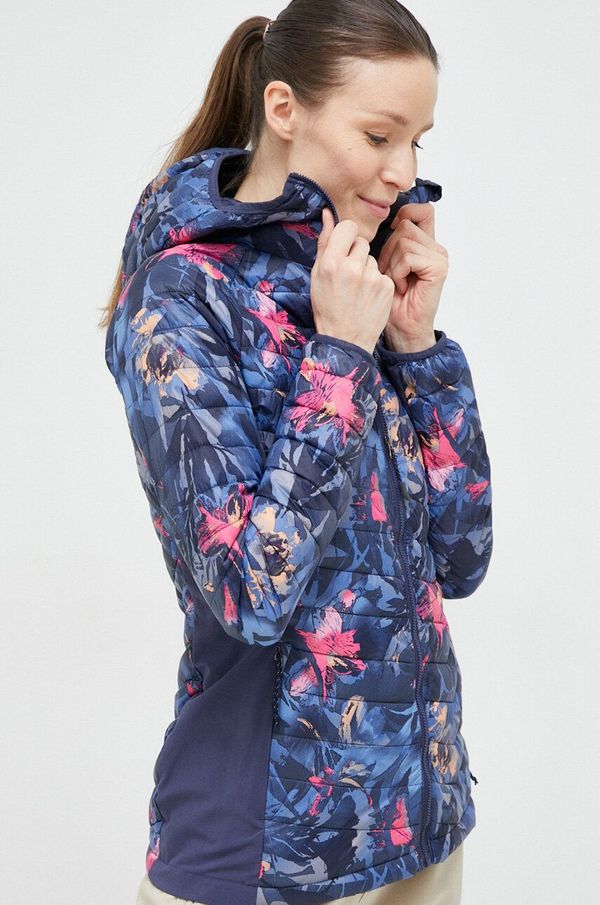 Columbia Sportska jakna Columbia Powder Pass boja: tamno plava, za prijelazno razdoblje, 1773211-010