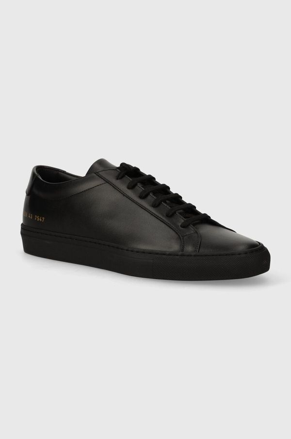 Common Projects Kožne tenisice Han Kjøbenhavn Original Achilles Low boja: crna, 1528