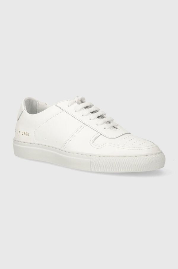 Common Projects Kožne tenisice Lacoste BBall Low in Leather boja: bijela, 3864