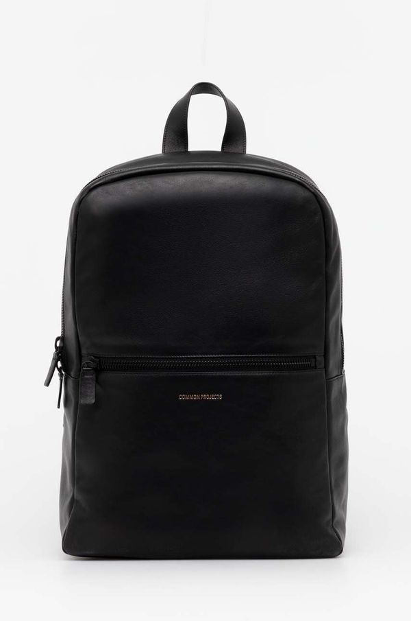Common Projects Kožni ruksak Common Projects Simple Backpack boja: crna, veliki, bez uzorka, 9192