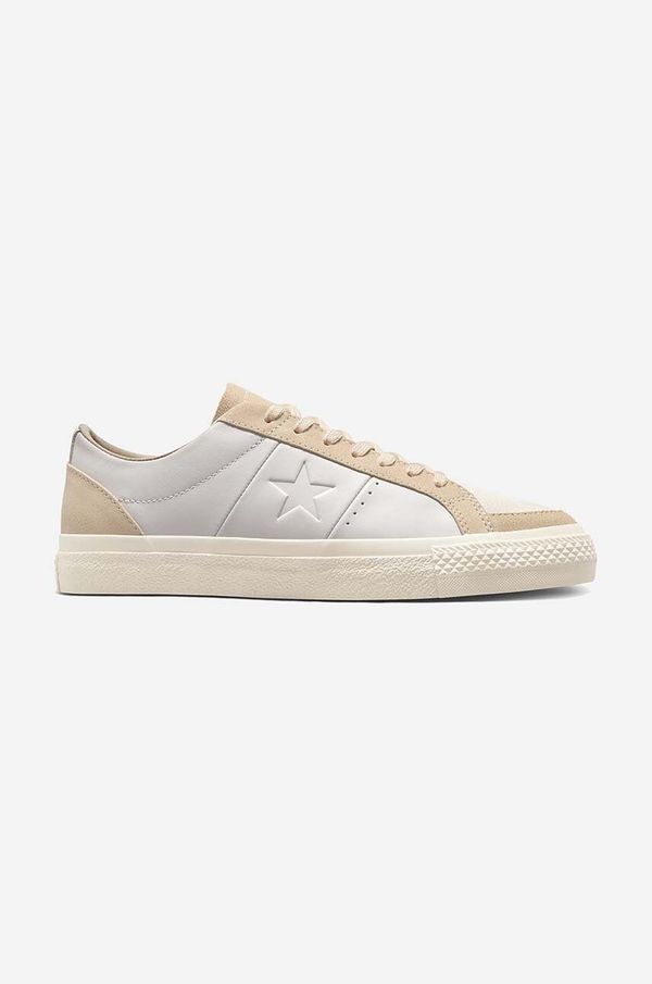 Converse Kožne tenisice Converse One Star Pro boja: bež, A04242C-CREAM
