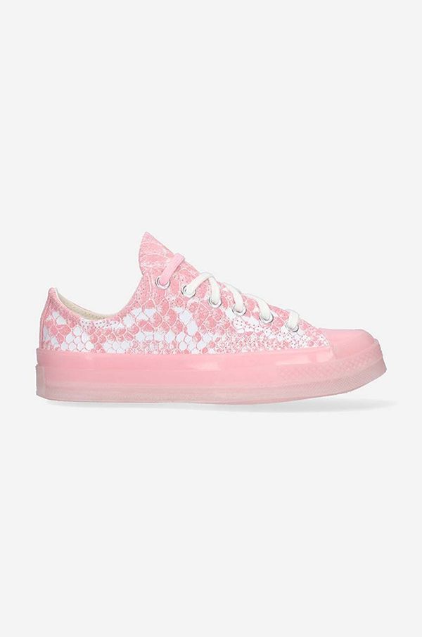 Converse Tenisice od antilopa Converse x Golf Wang Chuck boja: ružičasta, 173189C-PINK