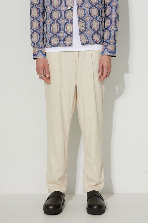 Corridor Hlače Corridor TR0066.NAT za muškarce, boja: bež, ravni kroj, TR0066.NAT-NATURAL