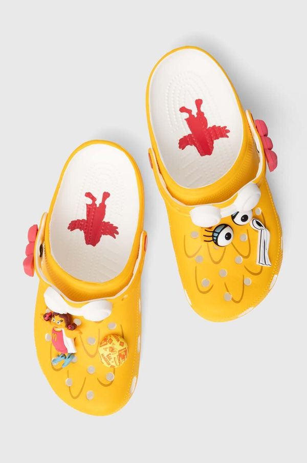 Crocs Natikače Crocs Crocs x McDonald’s Bridie Clog boja: žuta, 208696.YELL