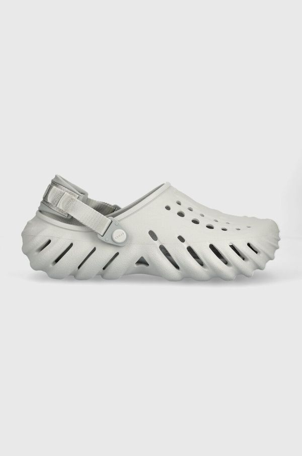 Crocs Natikače Crocs Echo Clog boja: siva, 207937.1FT-1FT