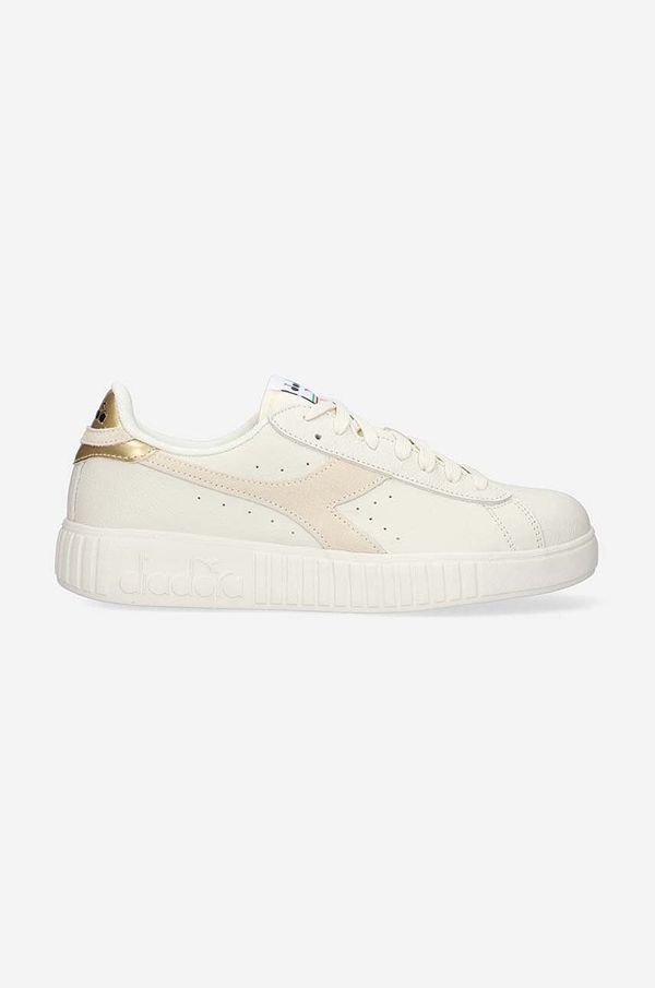 Diadora Kožne tenisice Diadora Step Premium Tumbled Leather za žene, boja: bež, 501.178738.D0335-D0335