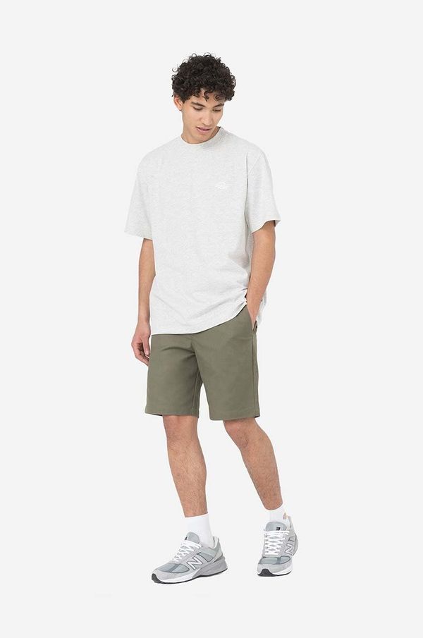 Dickies Pamučne kratke hlače Dickies Cobden boja: zelena, DK0A4XESMGR-GREEN