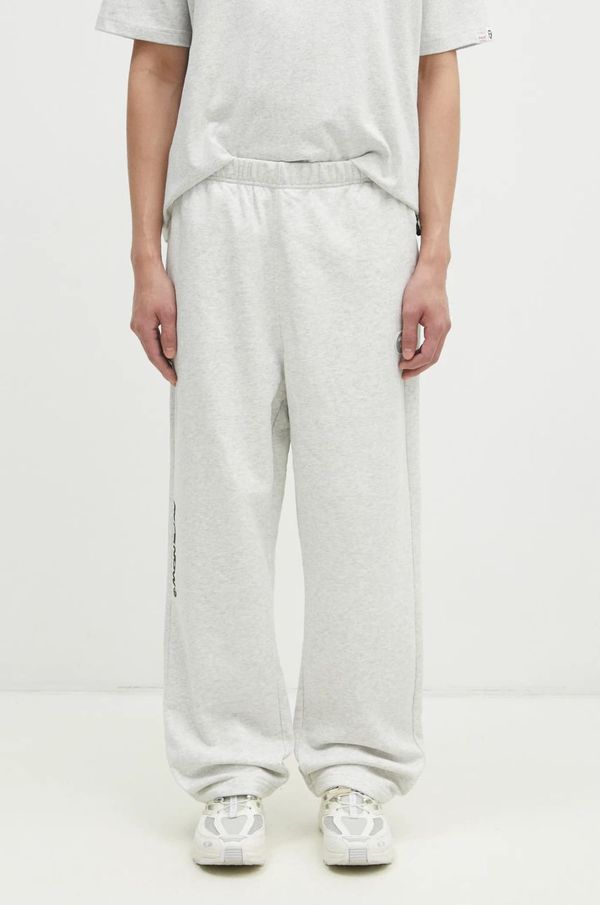 AAPE Donji dio trenirke AAPE Aape Now boja: siva, melanž, AAPPTMB625XAN