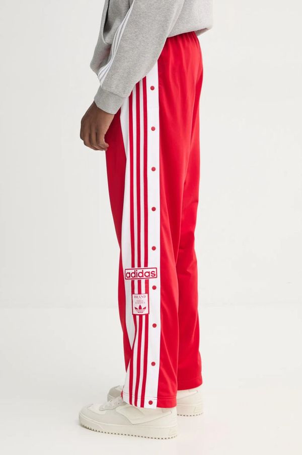 adidas Originals Donji dio trenirke adidas Originals Adibreak boja: crvena, s aplikacijom, JP3765