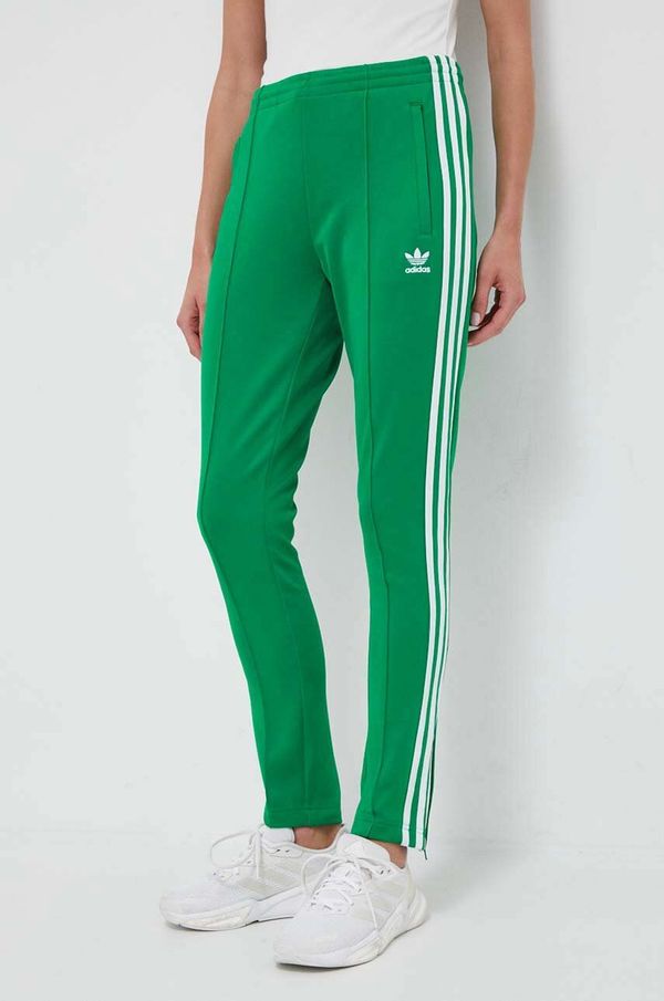 adidas Originals Donji dio trenirke adidas Originals boja: zelena, s aplikacijom