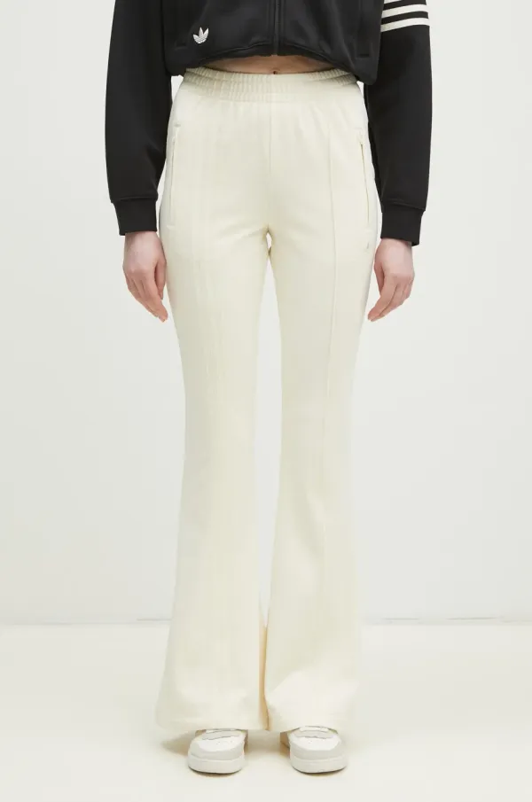 adidas Originals Donji dio trenirke adidas Originals Firebird boja: bež, bez uzorka, JJ0936