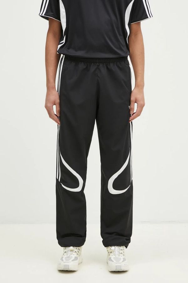 adidas Originals Donji dio trenirke adidas Originals Teamgeist boja: crna, s aplikacijom, JC6228