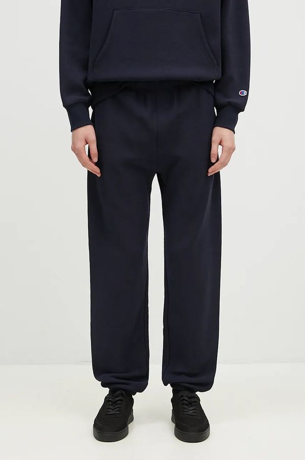 Champion Donji dio trenirke Champion Elastic Cuff Pants boja: tamno plava, bez uzorka, 220709