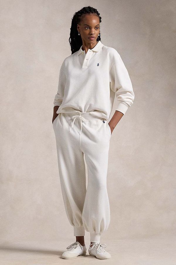 Polo Ralph Lauren Donji dio trenirke Polo Ralph Lauren boja: bijela, bez uzorka, 211947973