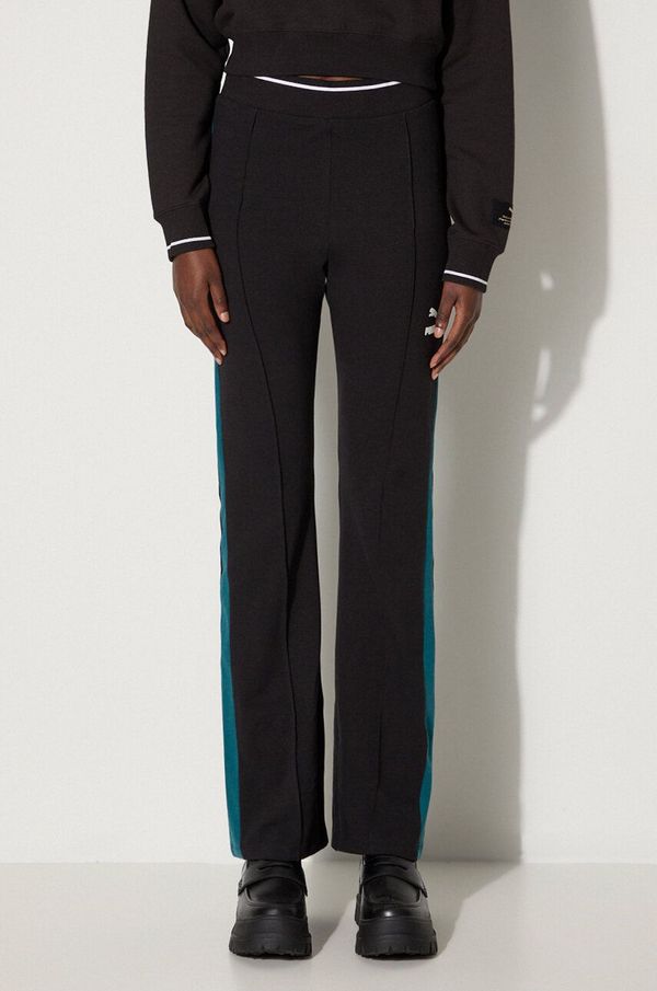 Puma Donji dio trenirke Puma T7 Classics Play Paris Flared boja: crna, 626809