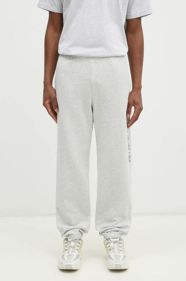 Sporty & Rich Donji dio trenirke Sporty & Rich NY Health Club boja: siva, s tiskom, PA036506043GY03