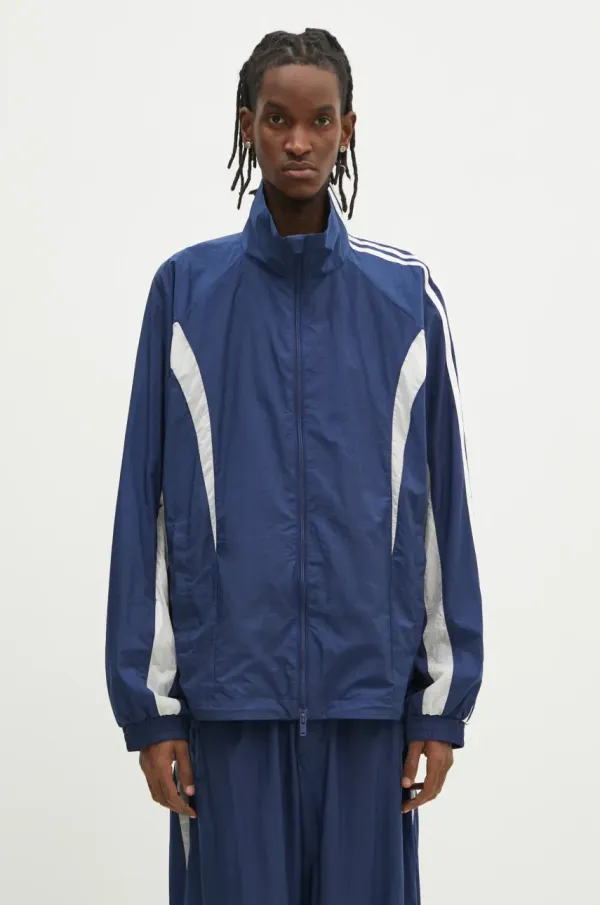 Y-3 Donji dio trenirke Y-3 3-Stripes Nylon Shell Pant za muškarce, boja: tamno plava, bez uzorka, JM7789