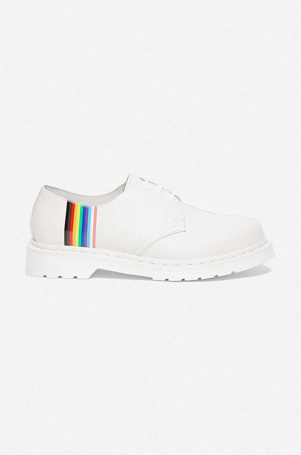 Dr. Martens Kožne cipele Dr. Martens For Pride boja: bijela, 27522100-WHITE
