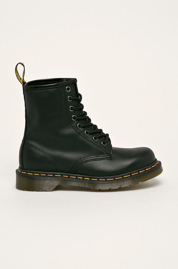 Dr. Martens Kožne čizme Dr. Martens 1460 Nappa za žene, boja: crna, ravni potplat DM27894201
