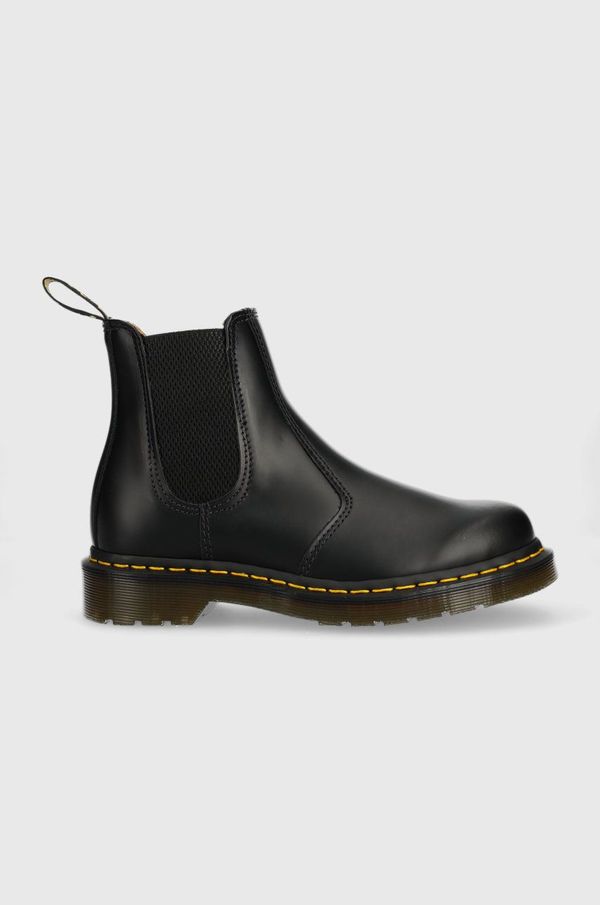 Dr. Martens Kožne gležnjače Dr. Martens za žene, boja: crna, ravna potpetica, 22227001-black