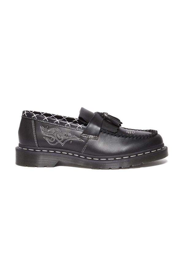 Dr. Martens Kožne mokasinke Dr. Martens Adrian Gothic Americana boja: crna, DM31626001