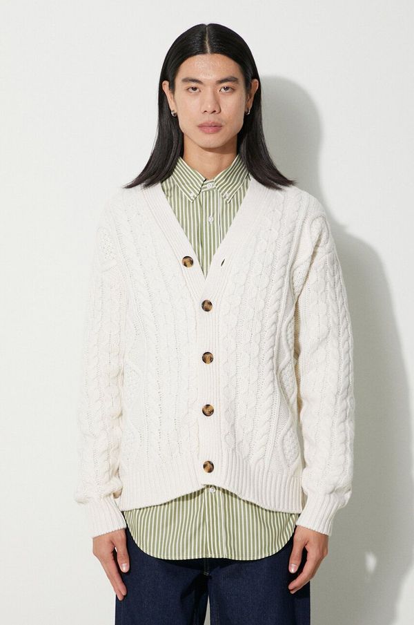 Drôle de Monsieur Vuneni kardigan Drôle de Monsieur Le Cardigan Torsades boja: bež, C-CA113-WO018-CM