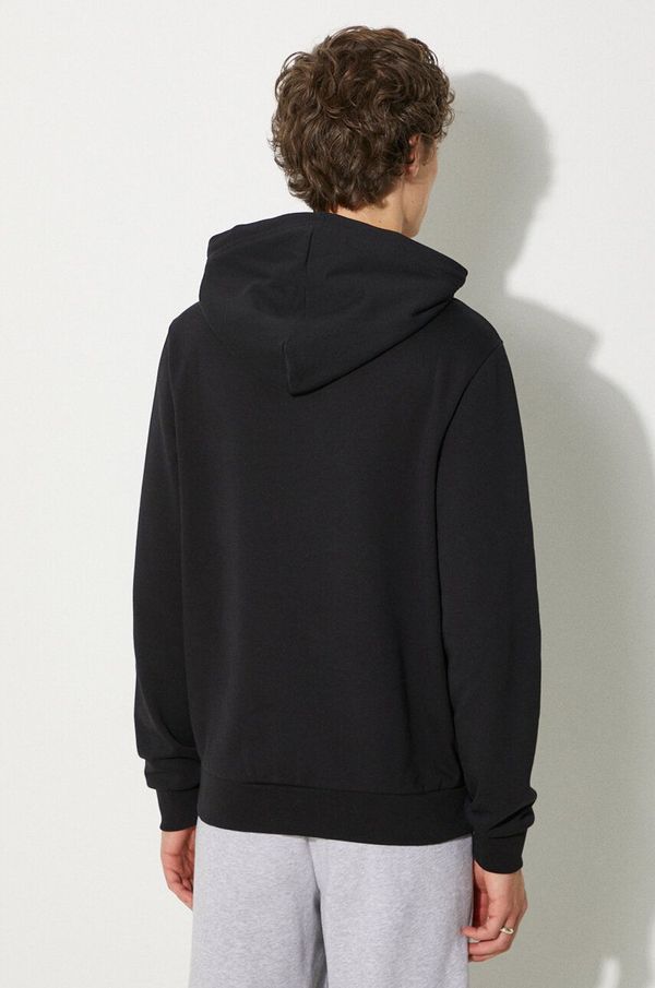 A.P.C. Dukserica A.P.C. hoodie standard rue madame GOTS boja: crna, s kapuljačom, melanž, COHBV.M27914