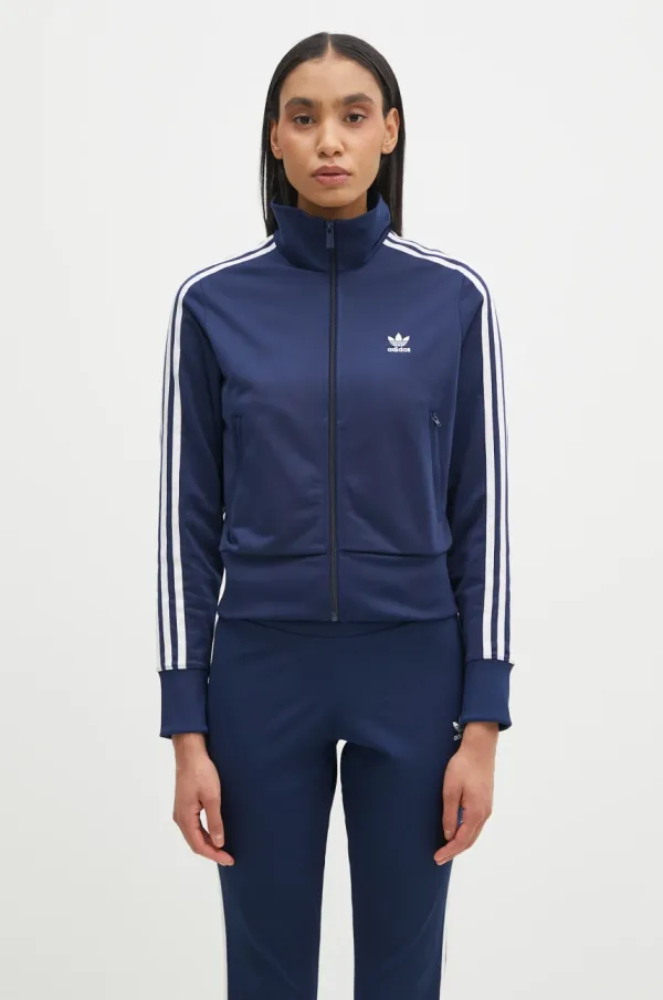 adidas Originals Dukserica adidas Originals Adicolor Classics Firebird za žene, boja: tamno plava, s aplikacijom, JC8263