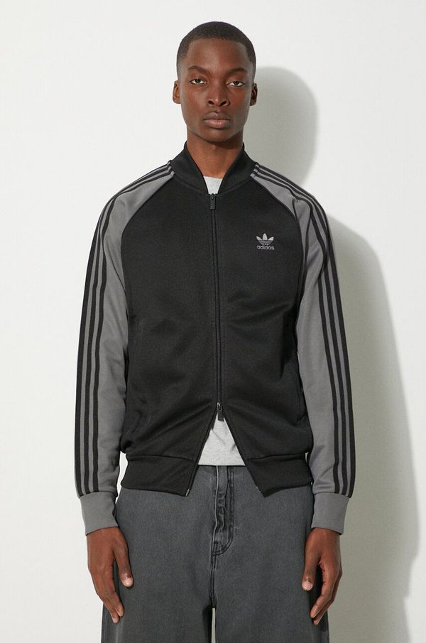 adidas Originals Dukserica adidas Originals Adicolor Classics za muškarce, boja: crna, s uzorkom, IY9858