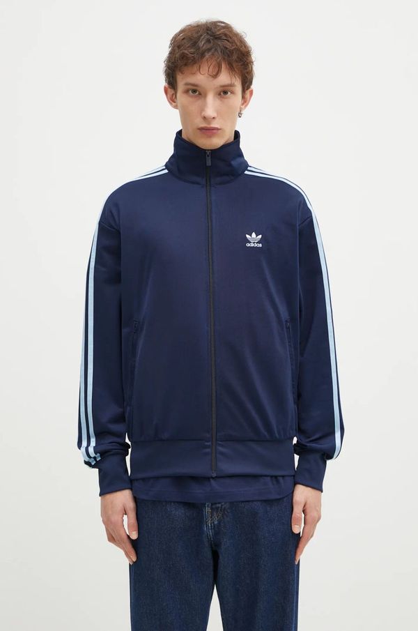 adidas Originals Dukserica adidas Originals Firebird Tracktop za muškarce, boja: tamno plava, s aplikacijom, JP2544