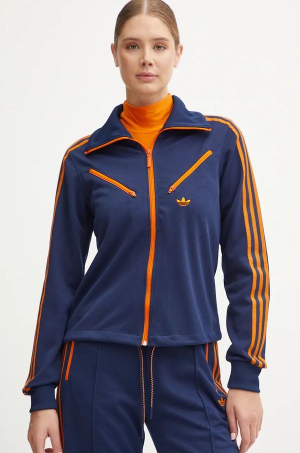 adidas Originals Dukserica adidas Originals Montreal Tracktop za žene, boja: tamno plava, s aplikacijom, JL9630