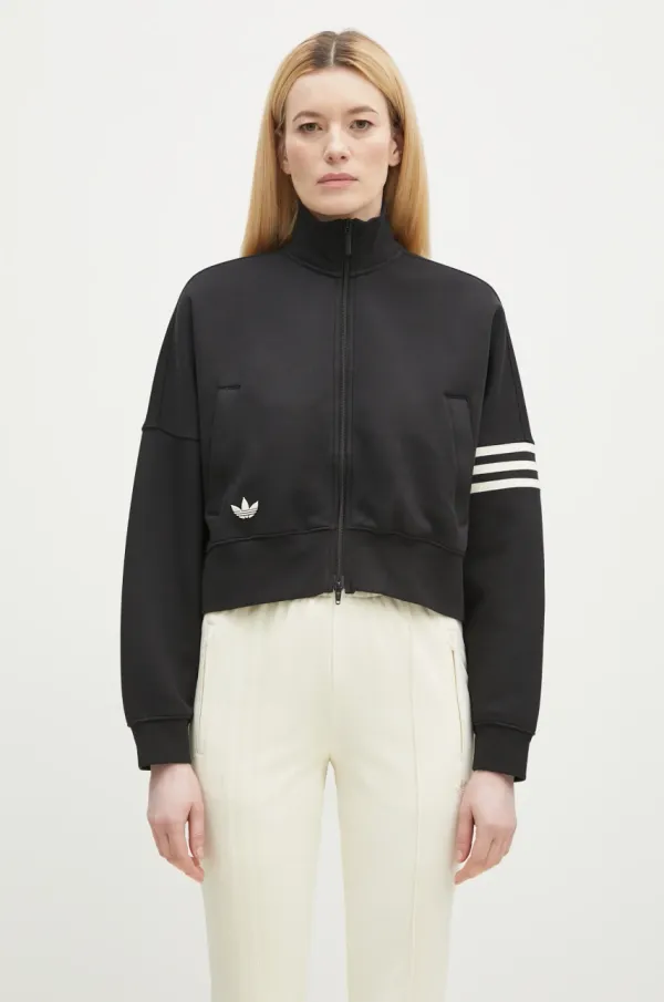 adidas Originals Dukserica adidas Originals Neuclassics za žene, boja: crna, s uzorkom, JI8495