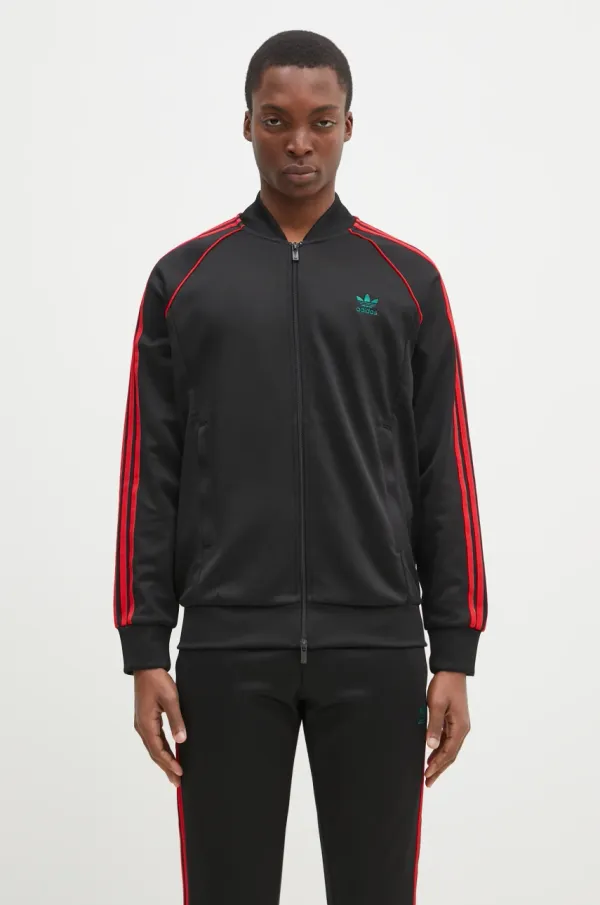 adidas Originals Dukserica adidas Originals SST TT za muškarce, boja: crna, s aplikacijom, JP1223