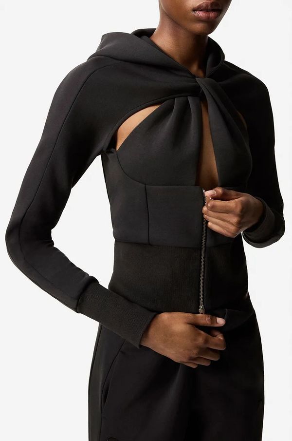 coperni Dukserica Coperni Puma x Coperni za žene, boja: crna, s kapuljačom, bez uzorka, 628302