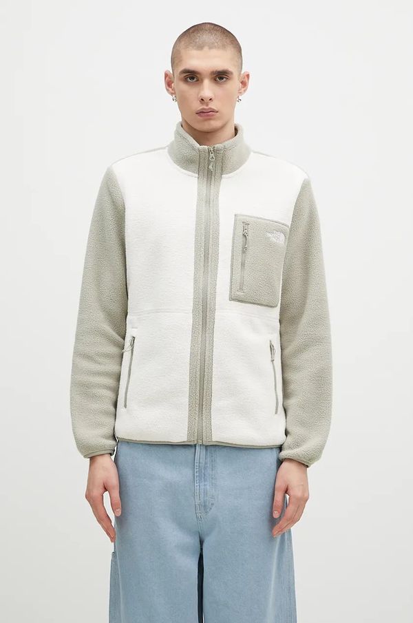 The North Face Dukserica od flisa The North Face Yumiori Full Zip boja: bijela, s uzorkom, NF0A883R9IG1