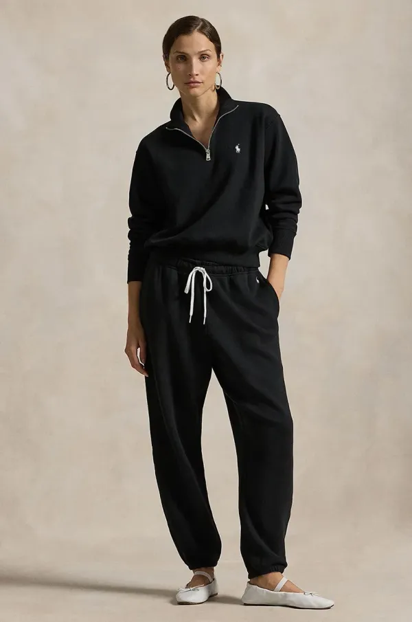 Polo Ralph Lauren Dukserica Polo Ralph Lauren za žene, boja: crna, bez uzorka, 211851659