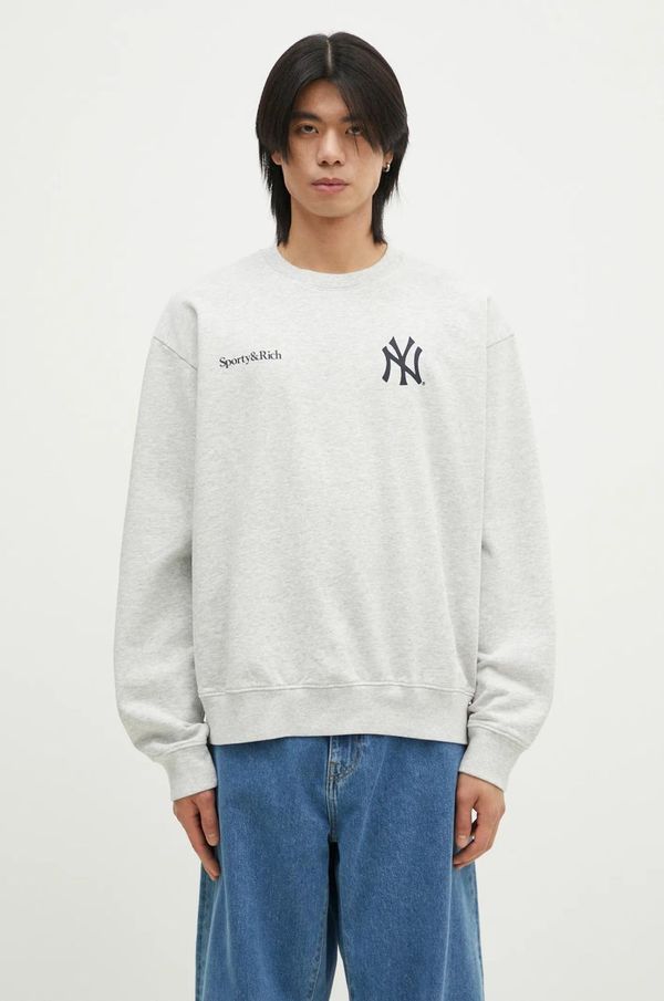 Sporty & Rich Dukserica Sporty & Rich Champions boja: siva, s tiskom, ST071505300GY03