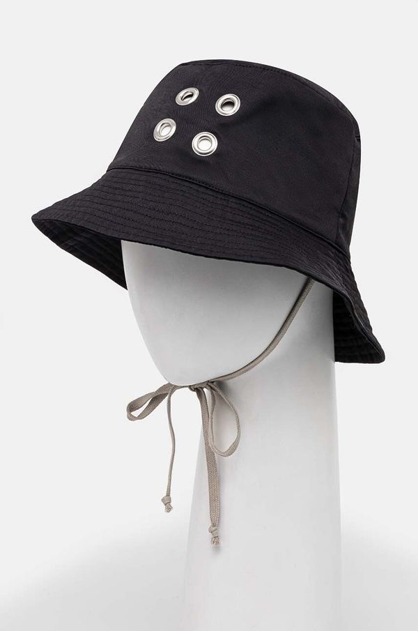 Rick Owens Dvostrani šešir Rick Owens Gilligan Hat boja: crna, DA02D2479.MUES1