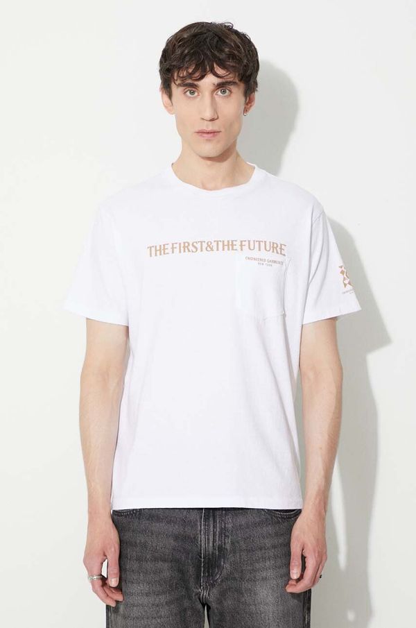 Engineered Garments Pamučna majica Engineered Garments boja: bijela, s uzorkom, 22S1H010-RP001D