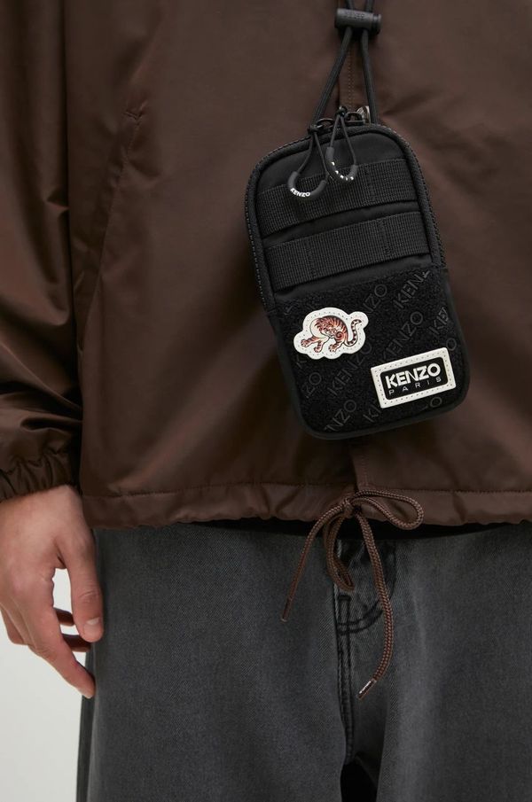 Kenzo Etui za telefon Kenzo Phone Holder On Strap boja: crna, FE65PM208F20.99