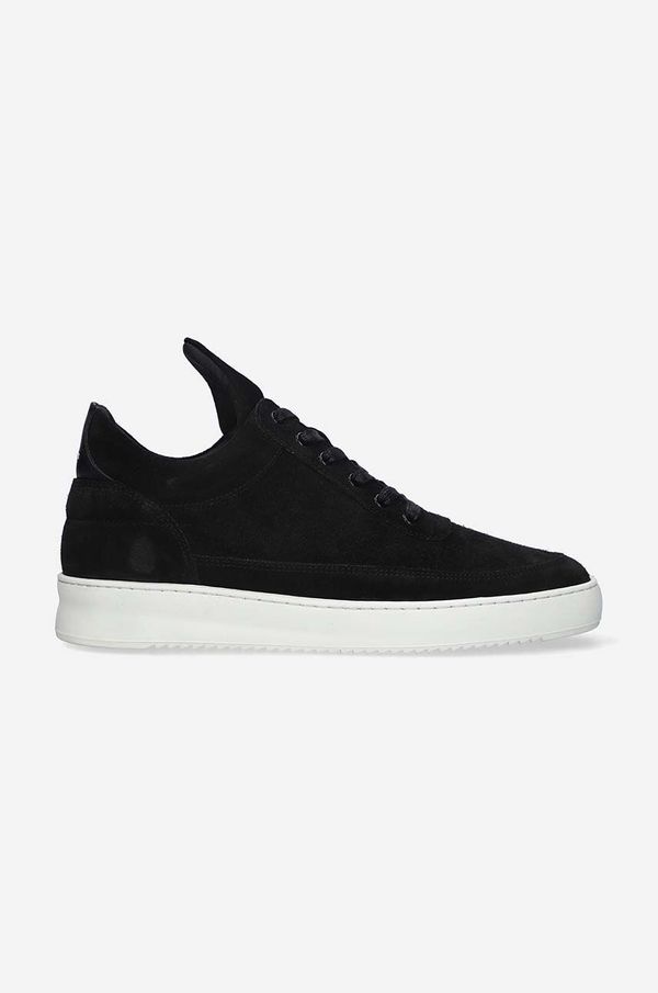 Filling Pieces Tenisice od brušene kože Filling Pieces Low Top Perforated boja: crna, 10120101861