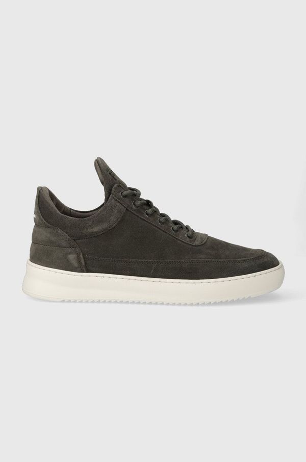 Filling Pieces Tenisice od brušene kože Filling Pieces Low Top Suede boja: zelena 10122791325