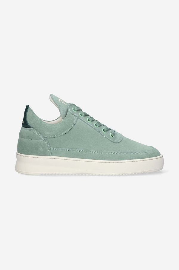 Filling Pieces Tenisice od brušene kože Filling Pieces Low Top Suede boja: zelena, 10122792080