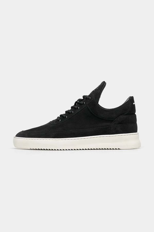 Filling Pieces Tenisice od brušene kože Filling Pieces Low Top Suede Organic boja: crna, 10122791861