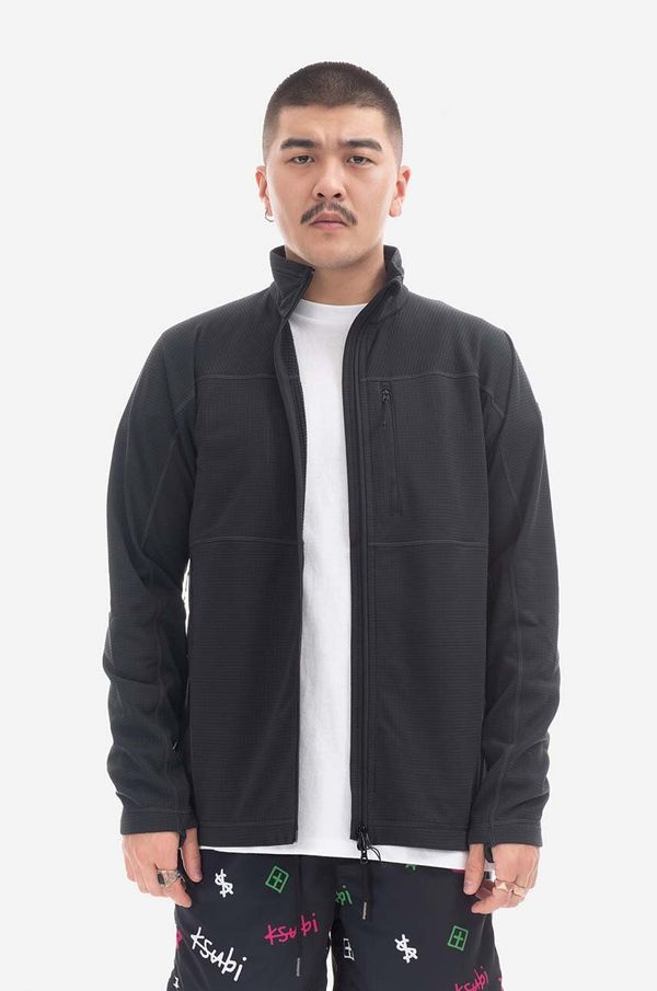 Fjallraven Dukserica Fjallraven Abisko Lite Fleece Jacket M za muškarce, boja: crna, glatka, F86971.550-550